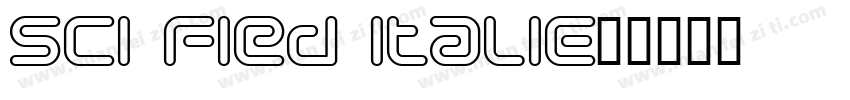 Sci Fied Italic字体转换